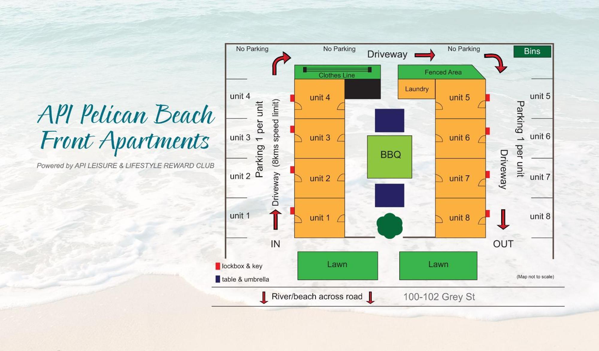 Api Pelican Beach Front Apartments Kalbarri Dış mekan fotoğraf